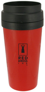 Promotional Travel Mugs: 14oz Plastic Economy Tumbler